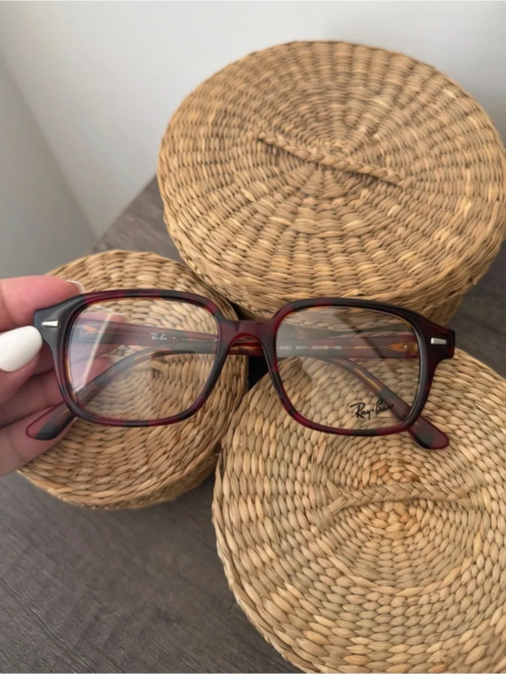 New Ray-Ban Eyeglasses RED TORTOISE
